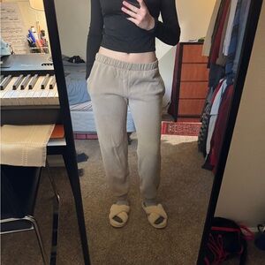 Beige Jogger Pants Brandy Melville
